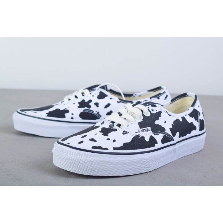 hot-original-van-original-cow-pattern-low-cut-mens-and-womens-casual-fashion-lightweight-canvas-sports-sneakers-free-shipping