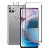 For Motorola One 5G Ace / One 5G UW Ace / Moto G 5G Camera Lens Film and Phone Protective Tempered Glass Screen Protector