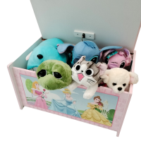 Toy Box กล่องไม้เก็บของ ลายการ์ตูน [สินค้านำเข้า สินค้าล้างสต๊อกจากต่างประเทศ]