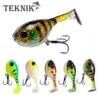 【cw】 TEKNIK Baby Deraball Swimbait Soft Balloonfish 60mm 10g Artificial Silicone Bait with pike lure