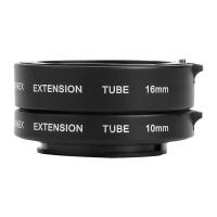 Portable Plastic and Metal MaterialAuto focus AF Macro Extension Tube Ring Set 10mm 16mm for Sony NEX E Mount Camera Lens TTL