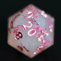 มินิแพลนเน็ต D20ลูกเต๋าชั้น D &amp; D สติกเกอร์หลายชั้นเรซิน20ลูกเต๋าขายส่งและกำหนดเองสำหรับ RPG DND Pathfinder