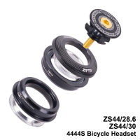 KOKINGTAIPAN คอพวงมาลัย MTB 28.6mm กึ่งบูรณาการ ตะเกียบท่อตรง ZS44 4444S แบริ่งที่ปิดสนิท ชุดหูฟังจักรยาน ชุดหูฟังจักรยาน