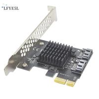 LFYE5L ตัวควบคุมการทำเหมืองแร่ อุปกรณ์สำหรับคอมพิวเตอร์ การ์ด PCI-E SATA III 6Gbps ด้วยชิป Asmedia 1061 1X 4X 8X 16X PCI-E ไปยัง SATA 3.0 PCI Express เป็น SATA อะแดปเตอร์ขยาย บอร์ดอะแดปเตอร์