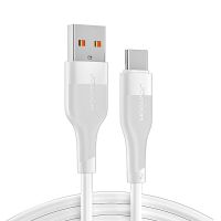 JOYROOM S-1060M12 USB 6A เป็น USB-C / Type-C สายเคเบิลข้อมูลสายชาร์จเร็วความยาวสายเคเบิล: 1เมตร (สีดำ)