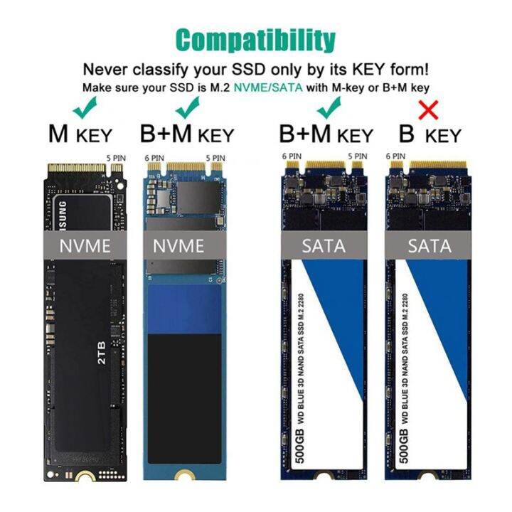 m-2-nvme-sata-dual-protocol-ssd-enclosure-adapter-aluminum-10-gbps-usb-c-3-1-gen-2-to-nvme-ssd-external-enclosure