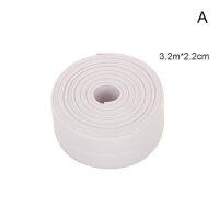 2.2X320Cm Sealing ห้องอาบน้ำอ่างล้างจาน Bath Caulk Self Sticker Adhesive Kitchen PVC Wall White Tape Waterproof Bathroom