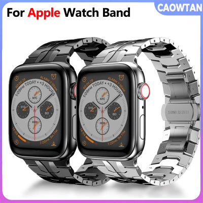 สายเหล็กสำหรับ Apple Watch 7 Band 38มม. 42มม. 44มม. Correa สำหรับ I Watch Series 7 6 Se 5 4 3 41 45มม. 40มม. 49มม. สร้อยข้อมือโลหะปรับได้สำหรับ Apple Watch Ultra สายคล้อง