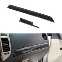 1 Set Car Instrument Central Control Air Outlet Panel Dashboard Cover Trim Carbon Fiber for Mitsubishi Pajero 2007-2019