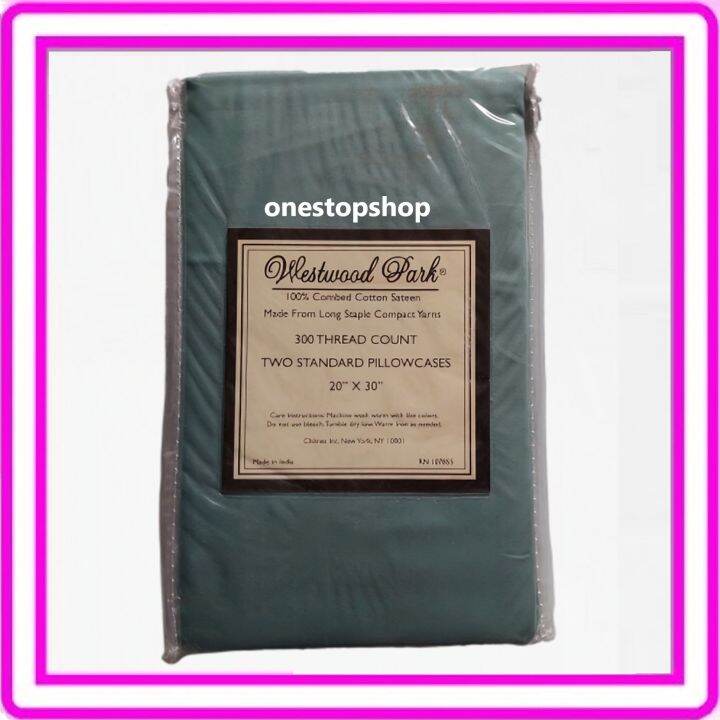 Westwood Park Pair Standard Size Pillow Cases 20 x 30 inches Lazada PH