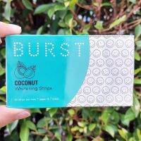 แผ่นฟอกฟันขาว Whitening Strips Coconut 14 Strips per box (BURST®) 1 กล่อง มี 7 ซอง (ซองละ 2 ชิ้น)