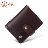 [COD] fashion leather rfid anti-theft multi-card mens short hand pocket coin purse bag