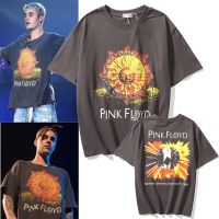 เสื้อยืด แขนสั้น ลำลอง พิมพ์ลาย PINK FLOYD แฟชั่นสำหรับผู้ชาย และผู้หญิง