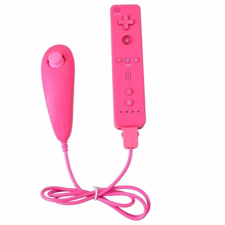 รีโมทคอนโทรล-nhuk-จอยเกมสำหรับ-wii-6สีสำหรับ-nintendo-without-motion-plus