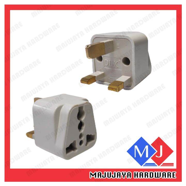 JHE Universal 3 Pin Plug Adaptor 2 Pin US EU CHINA Multi Pin To