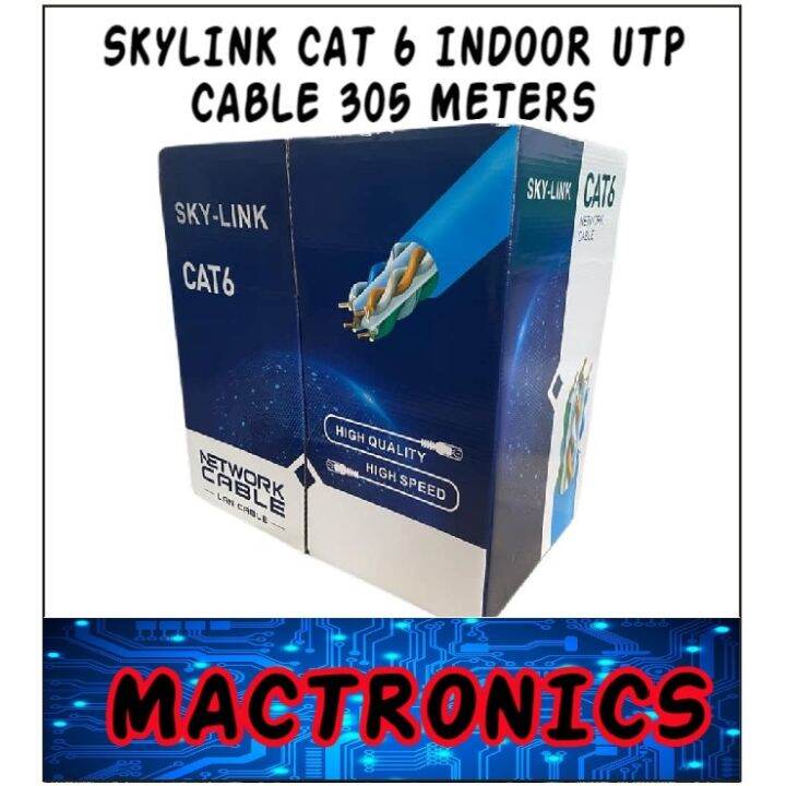 SKYLINK SKY-LINK CAT 6 INDOOR UTP CABLE 305 METERS / NETWORK LAN