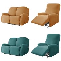 ที่คลุม Sofa Recliner สำหรับ1 2ที่นั่งที่คลุมเก้าอี้เด็กผู้ชายขี้เกียจเก้าอี้ที่คลุมแขนเก้าอี้กันลื่นสำหรับห้องนั่งเล่นบ้าน