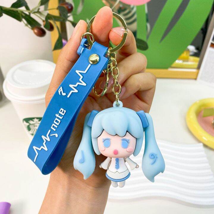 yf-anime-keychain-miku-pendant-chain-lanyard-car-keyring-llaveros-jewelry