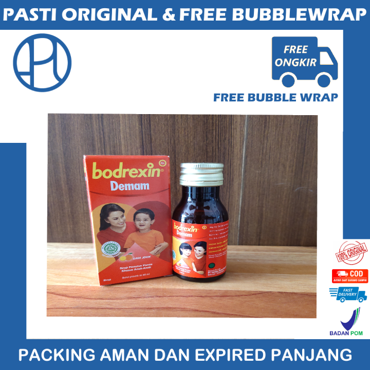 BODREXIN DEMAM 60ML OBAT BATUK ANAK DEMAM FLU PILEK BALITA Lazada