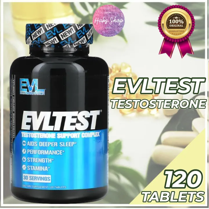 EVLution Nutrition, EVLTest, Testosterone Support Complex, 120 Tablets Lazada PH