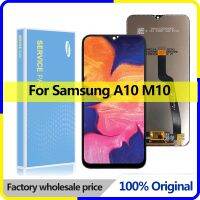 100% แสดงผลต้นฉบับด้วย Digitizer หน้าจอสัมผัสสำหรับ A10 Samsung Galaxy M10แอลซีดีประกอบ SM-A105F SM-A105FN SM-A105M SM-A105G