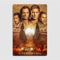 Supernatural Season 15 Metal Plaque Poster Wall Mural Club Bar Printing Plates Tin Sign Posters