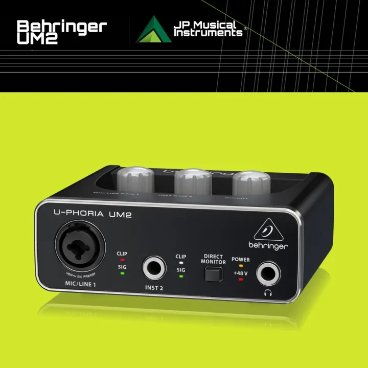 Behringer UPhoria UM2 USB Audio Interface Lazada PH