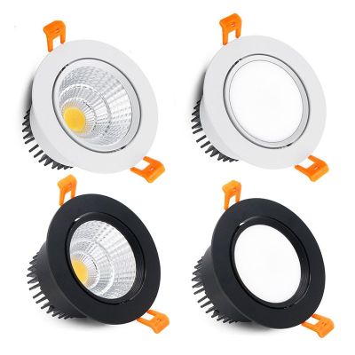 ร้อน Dimmable AC90V-260V 5W7W10W12W15W18W LED ดาวน์ไลท์ Epistar ชิปซังปิดภาคเรียนโคมไฟเพดานจุดไฟสำหรับบ้านส่องสว่าง