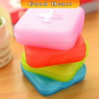 กล่องสีสันลูกกวาด กล่องยา หลายช่อง กล่องยาแบบพกพา มินิ Cross-packing pill box