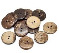 13-50mm 2 Holes Brown Coconut Shell Sewing Buttons Round Button For Clothing Scrapbooking Garment DIY Crafts Sewing Accessories Haberdashery