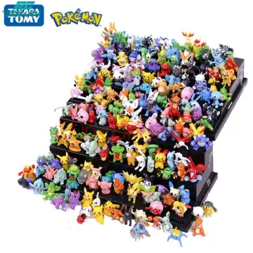 10pcs Pokemon Anime Figures Eevee Pikachu Charizard Bulbasaur PVC Action  Figure Toys 2-3CM Mini Figurine Model Dolls Kids Gifts