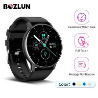 ♤♛☈ BOZLUN สมาร์ทวอทช์ แท้ Smart watch สัมผัสได้เต็มจอ นาฬิกาวัดความดันนาฬิกาออกกำลังกายวัดชีพจรเครื่องศูนย์ไทย สำหรับ