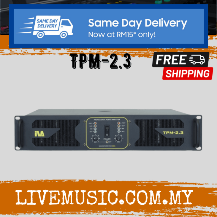 IVA TPM-2.3 2 X 300W 8 Ohms Power Amplifier ( TPM2.3 / TPM 2.3 ) | Lazada