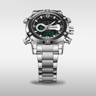 WEIDE Mens Wrist Watch Digital Watches for Men Dual Display Calendar Military Clock Relogio Masculino Luxury Brand