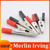 Merlin Irving Shop 5pcs 50mm 35mm Alligator Clips Crocodile Clip Connecto Test Lead Electrical Power Terminals Tool