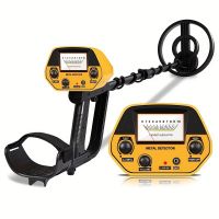 onlcicn 1pc Underground Metal Detector Pinpointer Gold Detector MD-5090 Metal Length Adjustable Treasure Hunter Portable Detector (Battery Not Included)