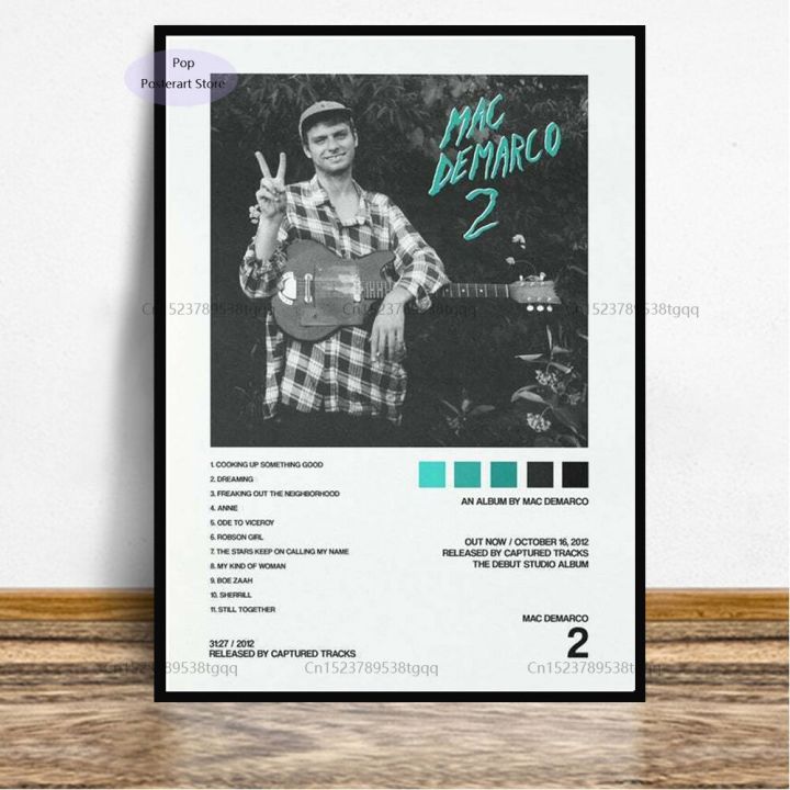 Gx403 Mac Demarco 2ดนตรีแร็ปหน้าปกอัลบั้มโปสเตอร์ติดตามรายการภาพพิมพ์ Hd  ผ้าใบวาดภาพศิลปะบนผนัง0421 | Lazada.Co.Th