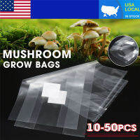 【 Ready Stock + COD 】 10 /20/50 ชิ้น PVC MUSHROOM spawn Grow BAG 10 × 20 พื้นผิวอุณหภูมิสูง