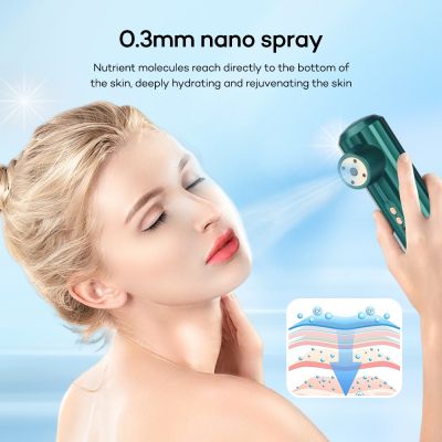 Mini Nano Mist Sprayer Facial Steamer Humidifier Face Moisturizing Nebulizer Oxygen Injection Instrument Beauty Skin Care Tools