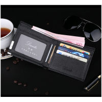 new wholesale price wallet lychee pattern first layer leather black casual males money clips small money bag