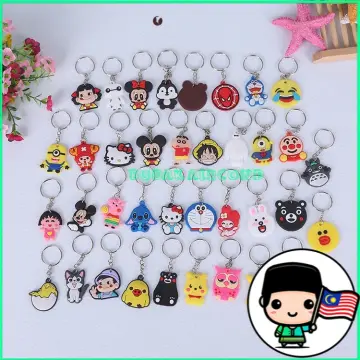 Disney Stitch Key Chains Cartoon Cute 3D School Bag Pendant Child Party  Gift Birthday Pendant