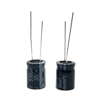 20pcs 35V330UF 10x13mm Aluminum Electrolytic Capacitor 330uf35v 35v 330uf 35v330mf 330mf35v 35v330MFD 35wv 35vdc