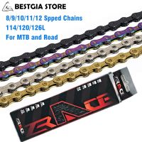 ZRACE 8 9 10 11 12 Speed MTB Mountain Road Bike Chain 114/120/126L Compatible With SHIMANO/SRAM/Campagnolo/LTWOO/S-RIDE/SENSAH