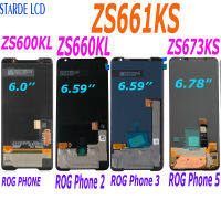 Asal 6.59สำหรับโทรศัพท์2 Phone2,ZS600KL ZS660KL โฟน1/7 Skrin Paparan LCD ชุดประกอบ Digitizer ZS661KS LCD