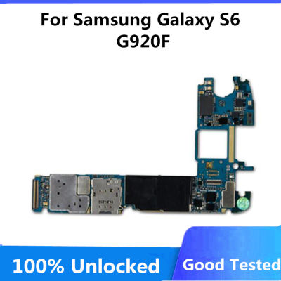 Original Motherboard 32GB For Samsung Galaxy S6 G920F Unlocked Mainboard For SM S6 G920F With Full Chips EU Version