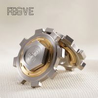 FEGVE Titanium Alloy Gear Fidget Spinner Hand Spinner Finger Spinner Metal  EDC 688 Ceramic Bearings Handspinner Toys Antistress Fidget Spinners  Cube