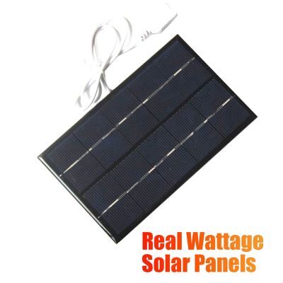 2W 5V Solar Panel Waterproof Polysilicon Solar Charger for