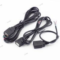 5V Micro USB 2.0 4 Pin Female Jack 4 Wire Connector Extend Cable DIY Transport Data Power Charging Cord 0.3m/1m/2m YB8TH