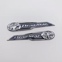 3D Chrome Fuel Tank Emblem Badge Sticker Decal ABS Drag Star Logo For Yamaha XVS250 XVS 250 400 650 XV400 XVS400 DS400 Dragstar