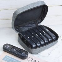 【CW】∈✺  Pill 7 Days Organizer 21Grids 3 Day With Large Compartments Vitamins Medicine Oils